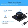 USB Volume Control Knob PC Computer Speaker Audio Volume Controller 2 Modes Volume Adjustment Knob with USB Cable for PC Laptop 4
