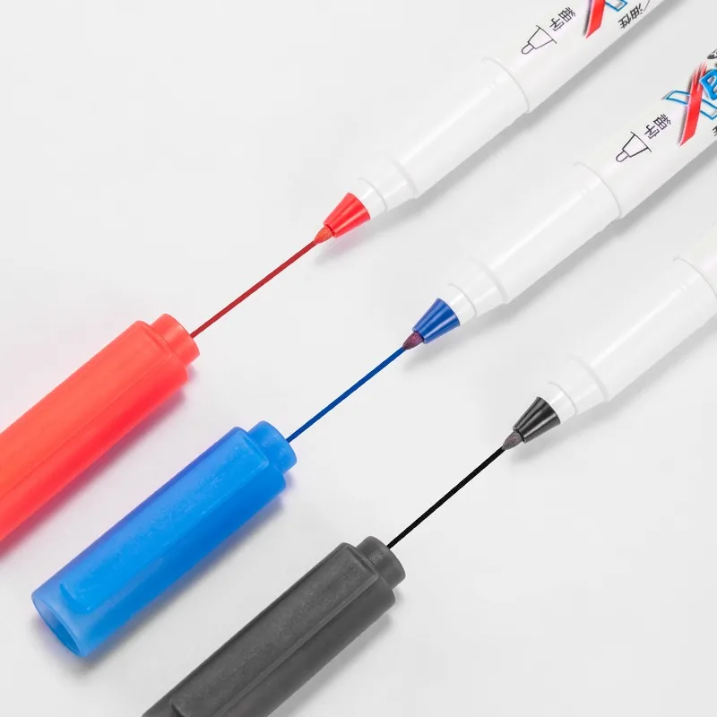 Japanese Stationery Uni Doubel Headed Oil Marker Pen ,0.4~0.9mm Writing Quick Dry Pen For CD Glass Ceramic Fabric Leather Tire 3