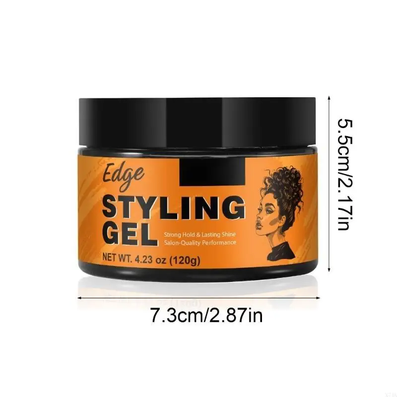 Strong Hold Hair Gel Hair Styling Gel Fast Drying Long Lasting Styling Defining for Daily X7JA