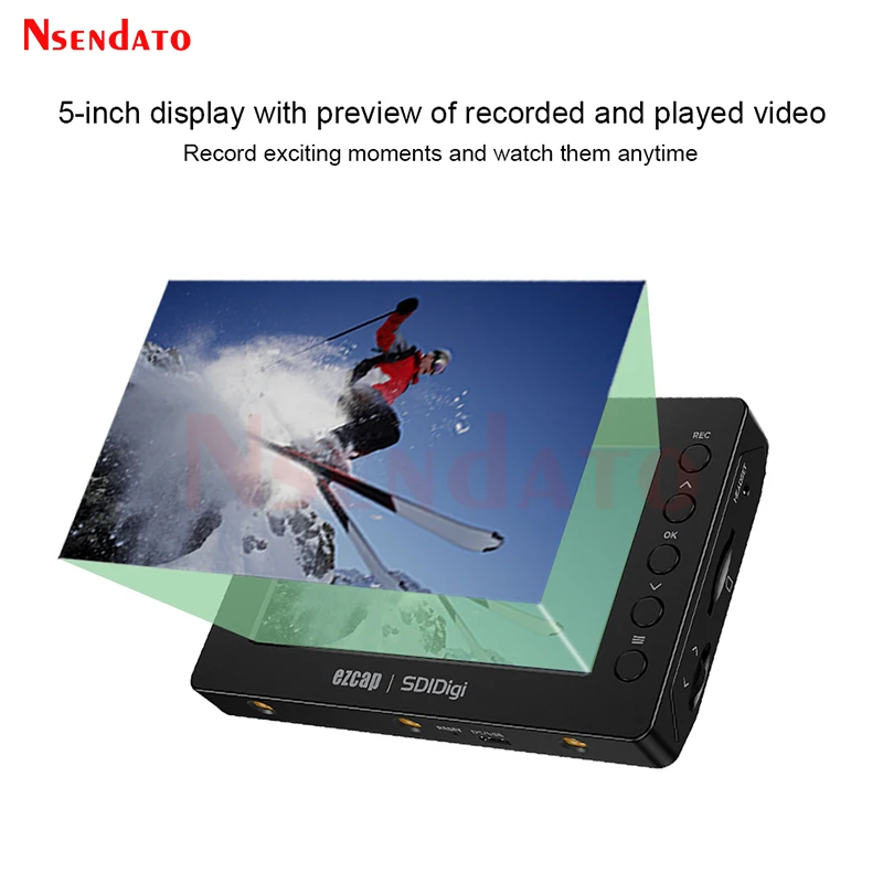 Ezcap279 HDMI SDI Video Recorder Capture to Micro SD Card Box 1080P 60fps HDMI SDI Game Video Capture For Live Broadcast Stream