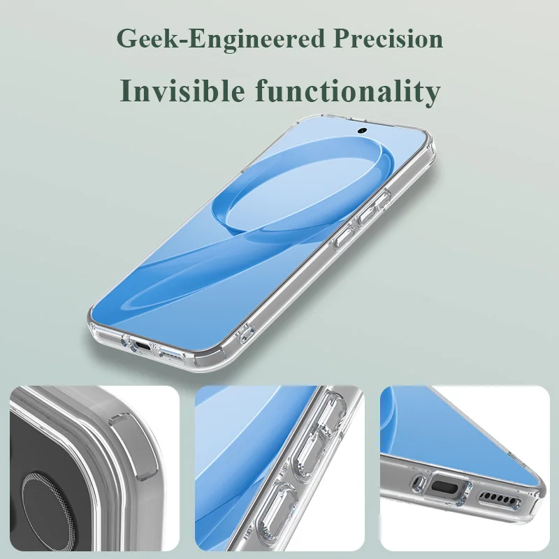 LeReach TOC Transparent TPU Frame with PC Hard Back Cover