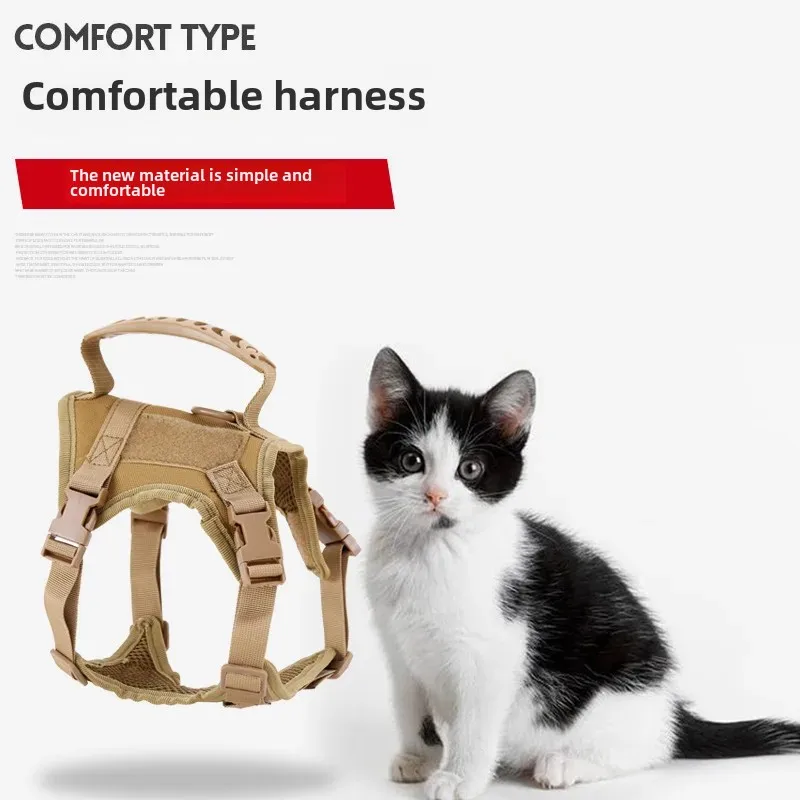 Pet Clothes Velcro Harness Vest Type Puppy Cat Leash Breathable
