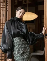 Elegant Women's summer shirts & blouses casual woman 2023 tops top women White shirt blouse blusas long sleeve shirt & blouse - Image 5