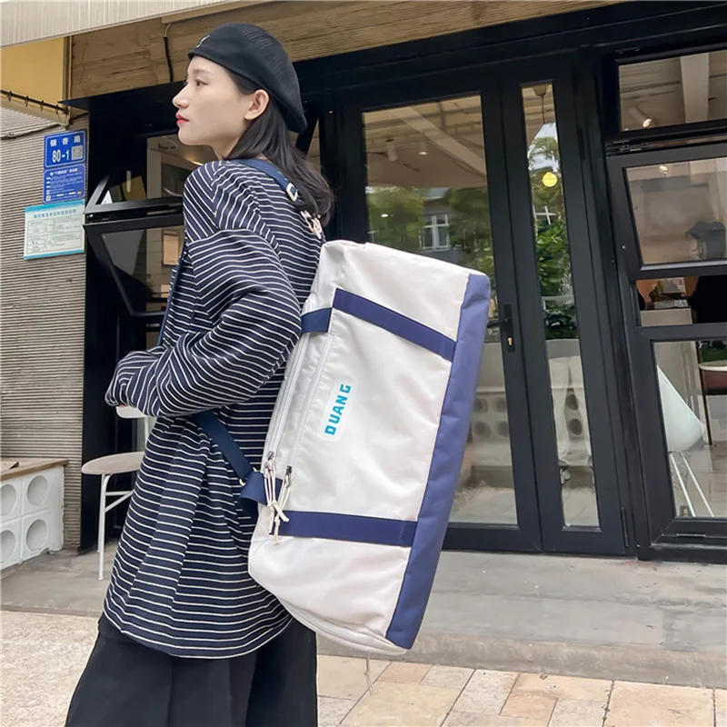 Travel Bag Sports Fitness Hand Bags Portable Large Capacity Dry and Wet Separation Training Backpack Women Men Shoe Storage Y13A