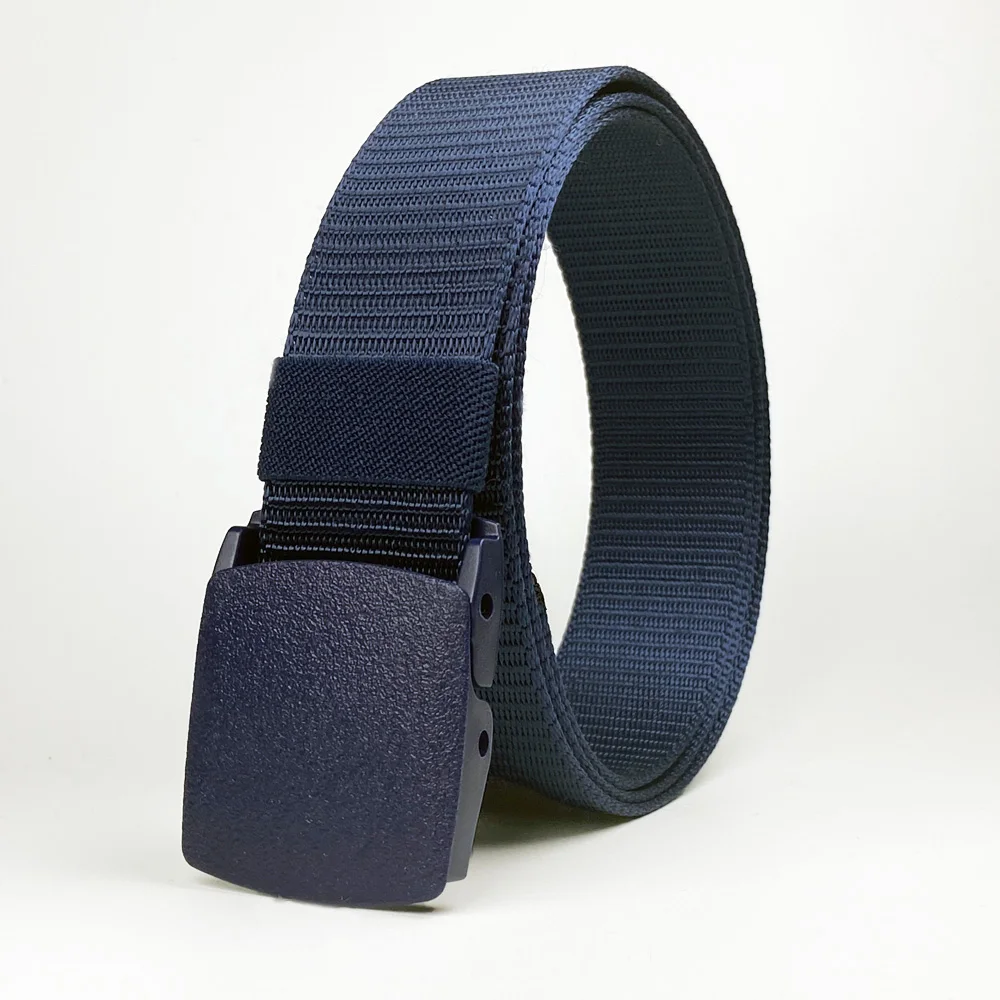 

Automatic Nylon Belt Canvas Belt Men Belt New Gift for boy student security inspection exemption Anti-allergy belt