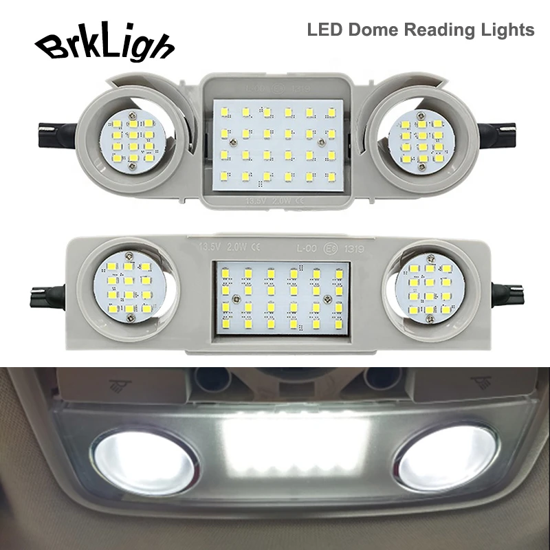 LED Car Interior Dome Lights Roof Reading Lamps For VW Golf Passat