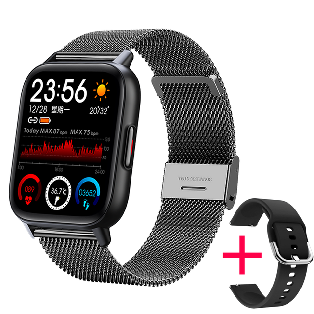 New Smart Watch Men Full Touch Screen Sport Fitness Watch Waterproof Bluetooth For Android ios smartwatch Women Men+box