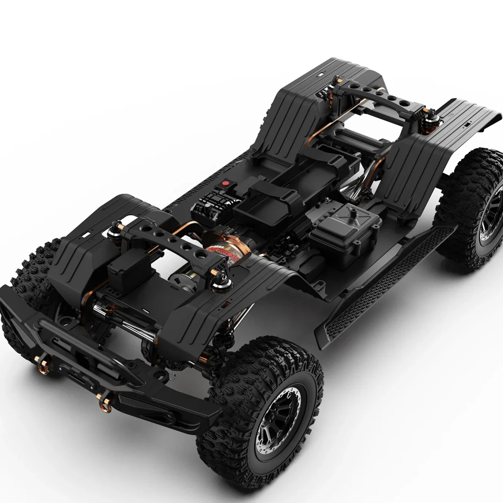 Voiture RC 4x4 Tout Terrain 1/10 Échelle 2.4GHz 4WD Buggy Électrique