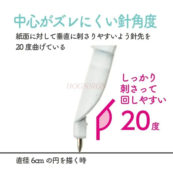 1개 펜 스타일 나침반은 자동으로 원을 그리기 위한 연필 모양의 고급 금속 합금 재료를 생성합니다.