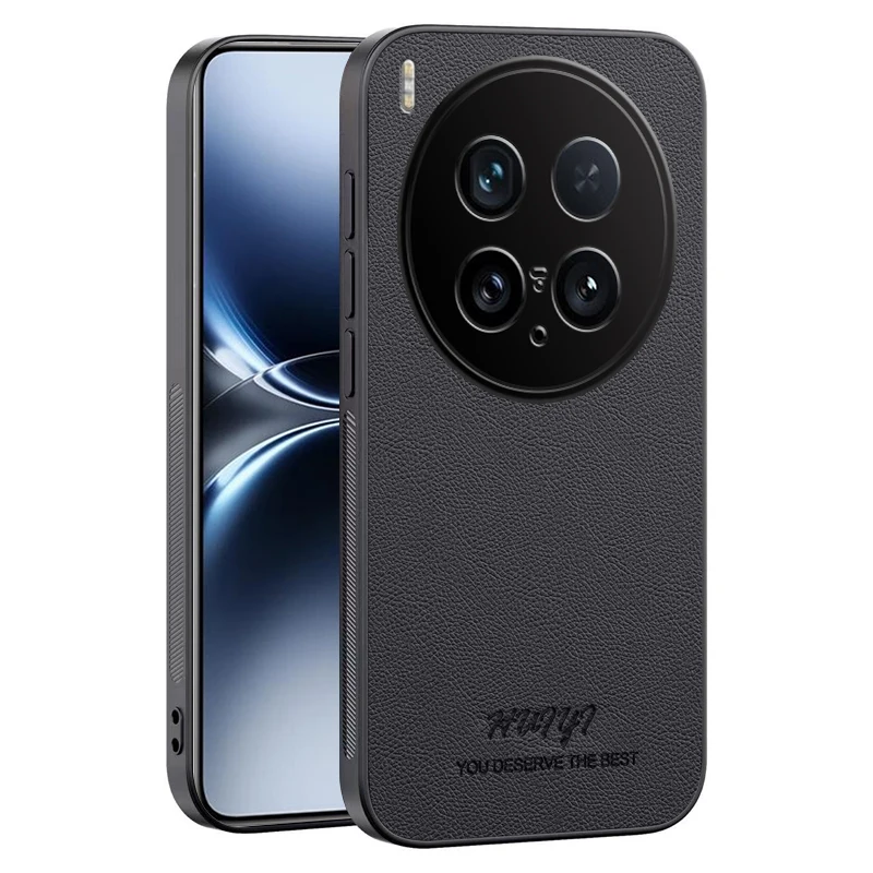 Elegant Leather Magnetic Cover - Premium Business Phone Case