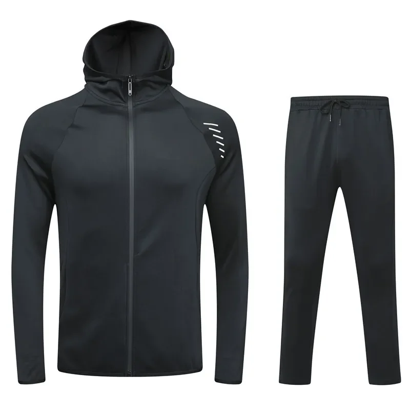 

Men's Tracksuit Suit Man Running Hooded Clothing Zipper Jacket Outdoor Casual Sports Jogging Gym Longsleeve Pants Hoodies XS-5XL