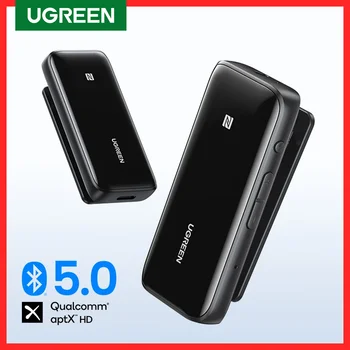 UGREEN Bluetooth 5.0 수신기 USB DAC 3.5mm 무선 오디오 헤드폰 증폭기 NFC aptX aptX HD QCC3034 Bluetooth 5.0 어댑터