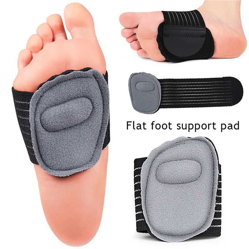 

1 Pair Orthopedic Adjuster Arch Support Orthotic Insole Flat Foot Flatfoot Corrector Pedicure Insoles Cushion Pad Foot Cushion