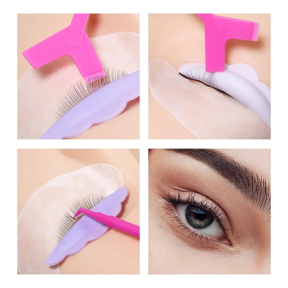 10-Piece Eyelash Lift & Curl Kit with Silicone Pads and Lash Comb