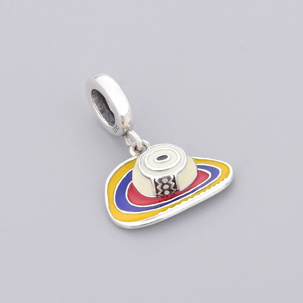 Fit Original Charm Bracelet 925 Silver Colombia Flag Map Macaw Vueltiao Music Cattleya Truck Carnaval Bead For Making Berloque 5