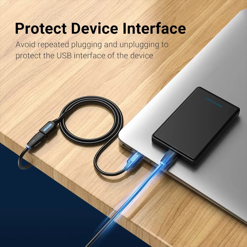 벤션 USB 연장 케이블 USB 3.0 2.0 연장 코드 스마트 TV SSD Xbox One 노트북 PC 고속 USB 케이블 연장 3m 5m