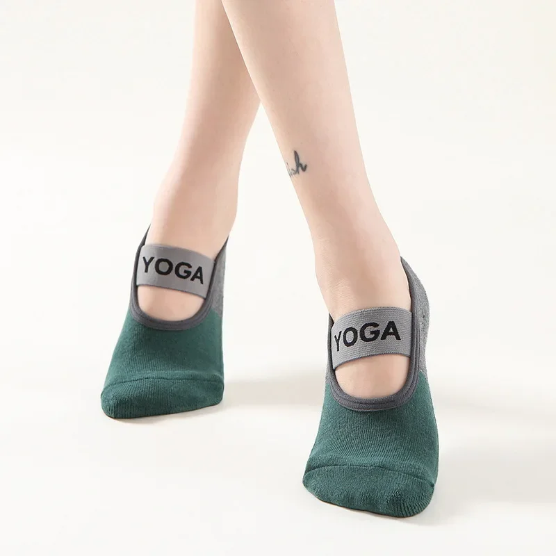 Yoga Socks Yoga Socks Women Pilates Non-slip Dot Silicone Terry No-Show Socks
