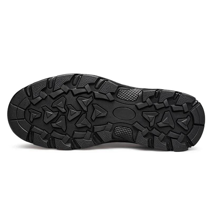 Mens Leather Shoes Genuine Cow Leather Casual Business Office Black Brown Outdoor Working Plus Big Size 49 50 51