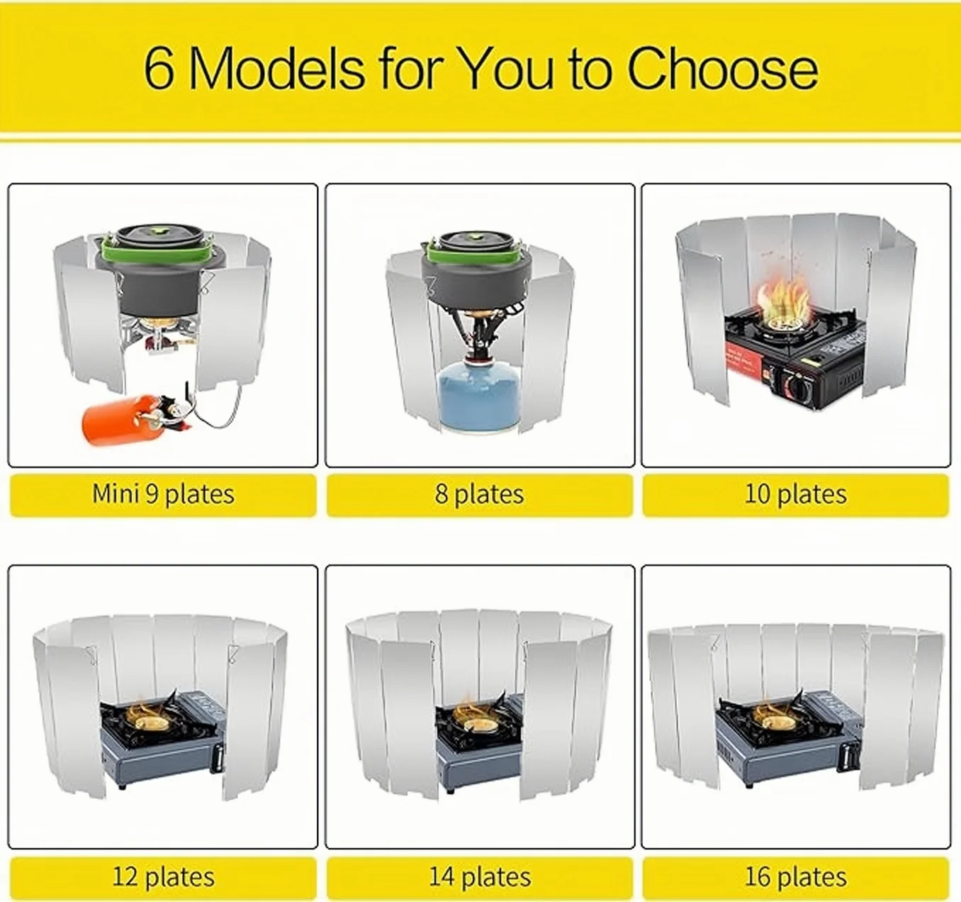 Aluminum Alloy Folding Stove Windscreen 2