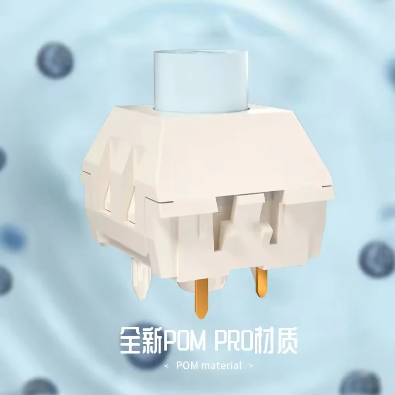 Kailh BOX 블루베리 아이스크림 스위치 PRO 선형 풀 POM 기계식 키보드 맞춤형 스위치