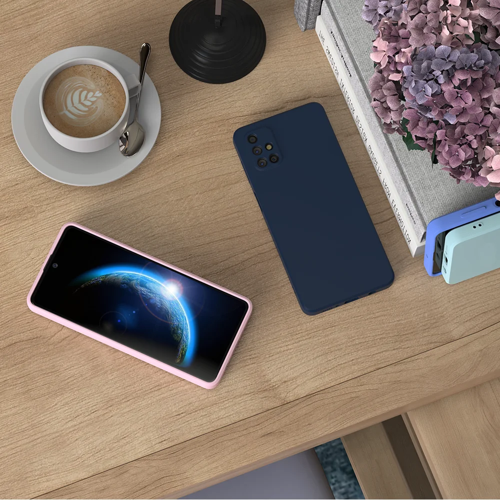 Premium Liquid Silicone Camera Protective Phone Case - Sleek and Durable Design