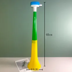 Foldable Cheering Horn for Sports Events and Outdoor Parties (Random Color) (Two section horn)