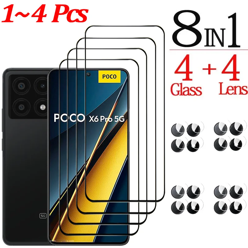 Tempered-Glass-For-Poco-X6-F6-Pro-5G-Screen-Protector-Camera-Lens-Film ...