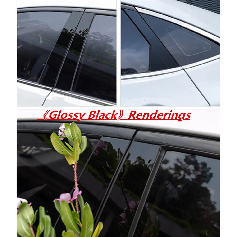 자동차 PC 소재 기둥 포스트 커버 도어 트림 창 몰딩 스티커 액세서리 Chevrolet Cruze Sedan Hatchback 2009-2021