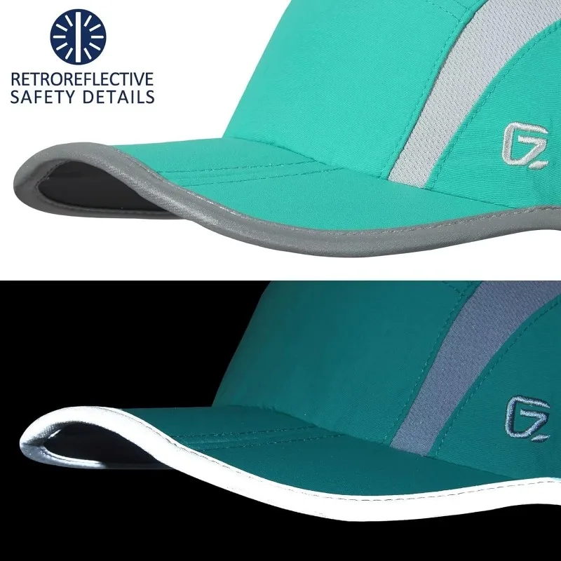 GADIEMKENSD UPF50+ Folding Outdoor Hat Quick Drying Waterproof Sun Hat Men Adjustable Golf Baseball Cap For Snapback Visors 5