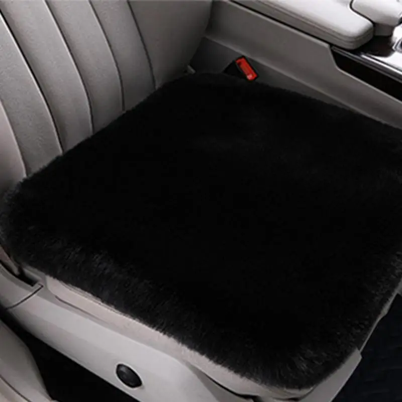 Car Seat Cushion Lambswool Car Warm Non-Slip Seat Cushion Car Cushions With  Front Cushion Cushion