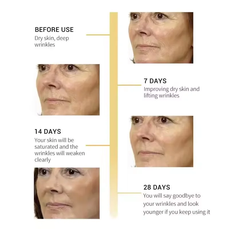 Retinol Remove Wrinkle Face Serum Lift Firming Anti Aging Fade Fine Lines Whitening Brightening Moisturizer Skin Care Cosmetics - Image 6