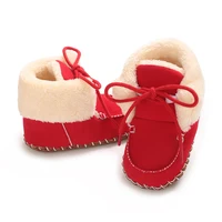 New Baby Boots With Multi-color High-Quality Cotton Lace Up Soft Sole For Winter Men's And Women's Baby Shoes The First Walking 6