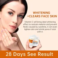 Ensemble de blanchiment du visage à la vitamine C, crème anti-taches foncées, Kits de soins de la peau, éclaircissant, hydratant, sérum pour le visage, soins pour la peau 4