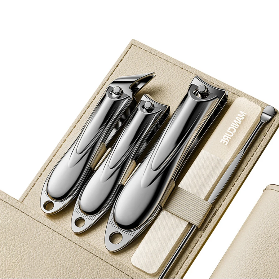 Manicure Set Manicure Set Personal Care Nail Clipper Kit 5 Pieces Nail Clipper Set Grooming Kit Gift for Relatives Friends Families Travel