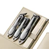 Manicure Set Personal Care Nail Clipper Kit 5 Pieces Nail Clipper Set Grooming Kit Gift for Relatives Friends Families Travel 6