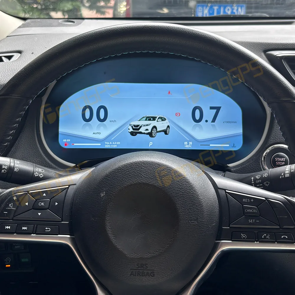 Panel de Instrumentos Digital LCD para Nissan X-Trai Rogue Sport 2014-2022, Velocímetro, Odómetro, Pantalla de Tablero 4