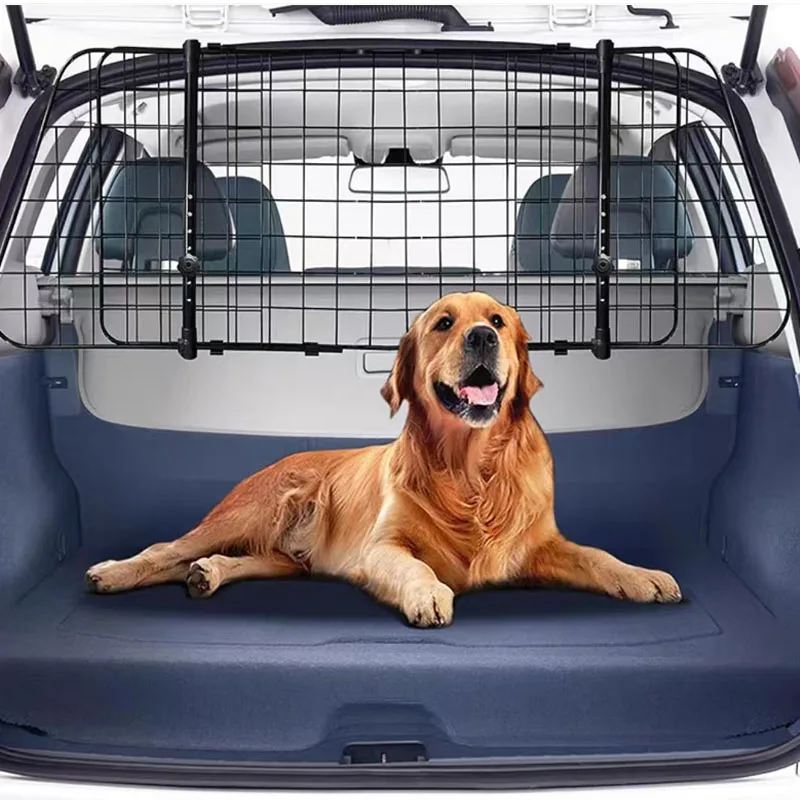 Adjustable Universal Dog Guard Car SUV Dog Barrier Vehicles Pet Divider Gate Net Car Partition Grid Travel Accessories