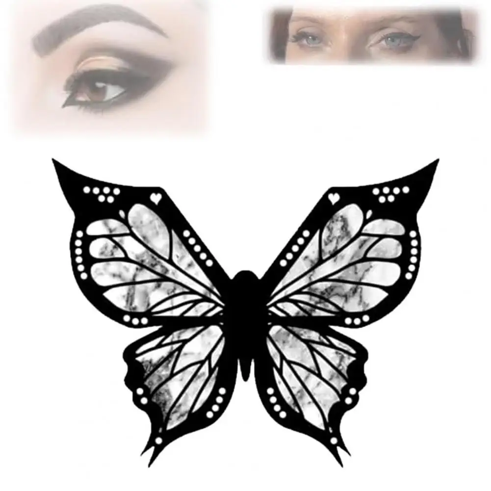 Makeup Butterflies Eyeliner Tool Butterfly Winged Eyeliner Stencil Set for Women Eyeliner Stamp Tool Eyeshadow for Girls