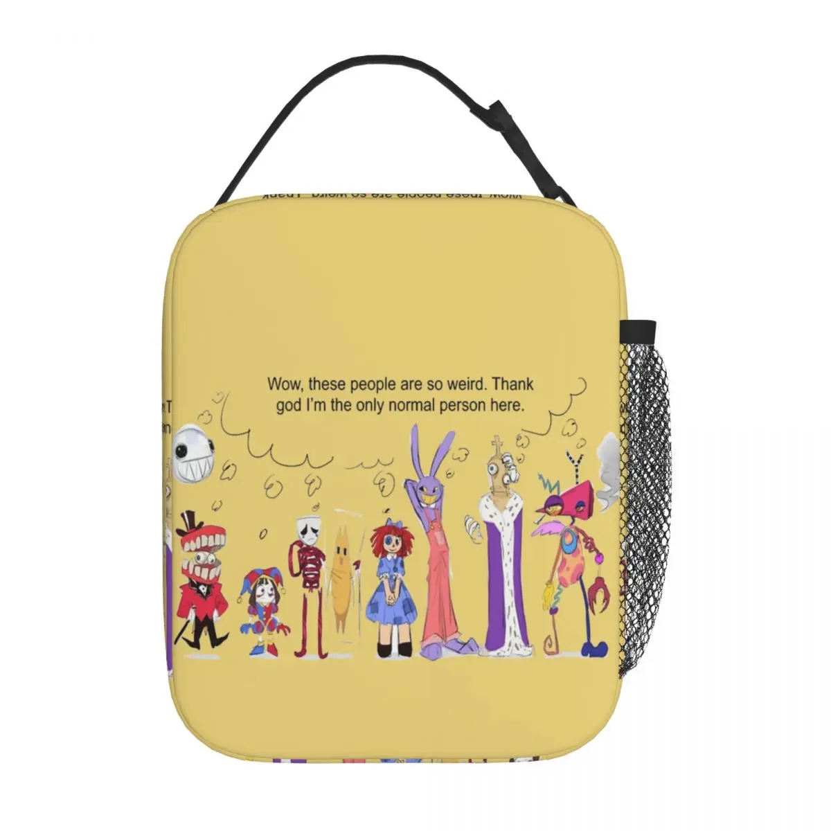 

They're So Normal The Amazing Digital Circus Insulated Lunch Tote Bag For School Office Food Container Cooler Thermal Lunch Box