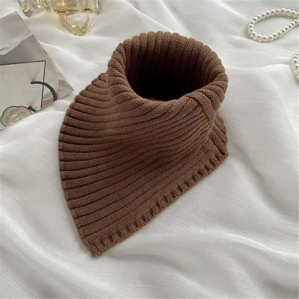 Winter Warm Detachable Scarf Turtleneck Neck Warmer Knitted Fake Collar