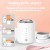 Portable Baby Milk Bottle Warmer Wireless Milk Heater Defrosting & Heating Dual Modes 4 Levels Temperature Built-in Battery 5