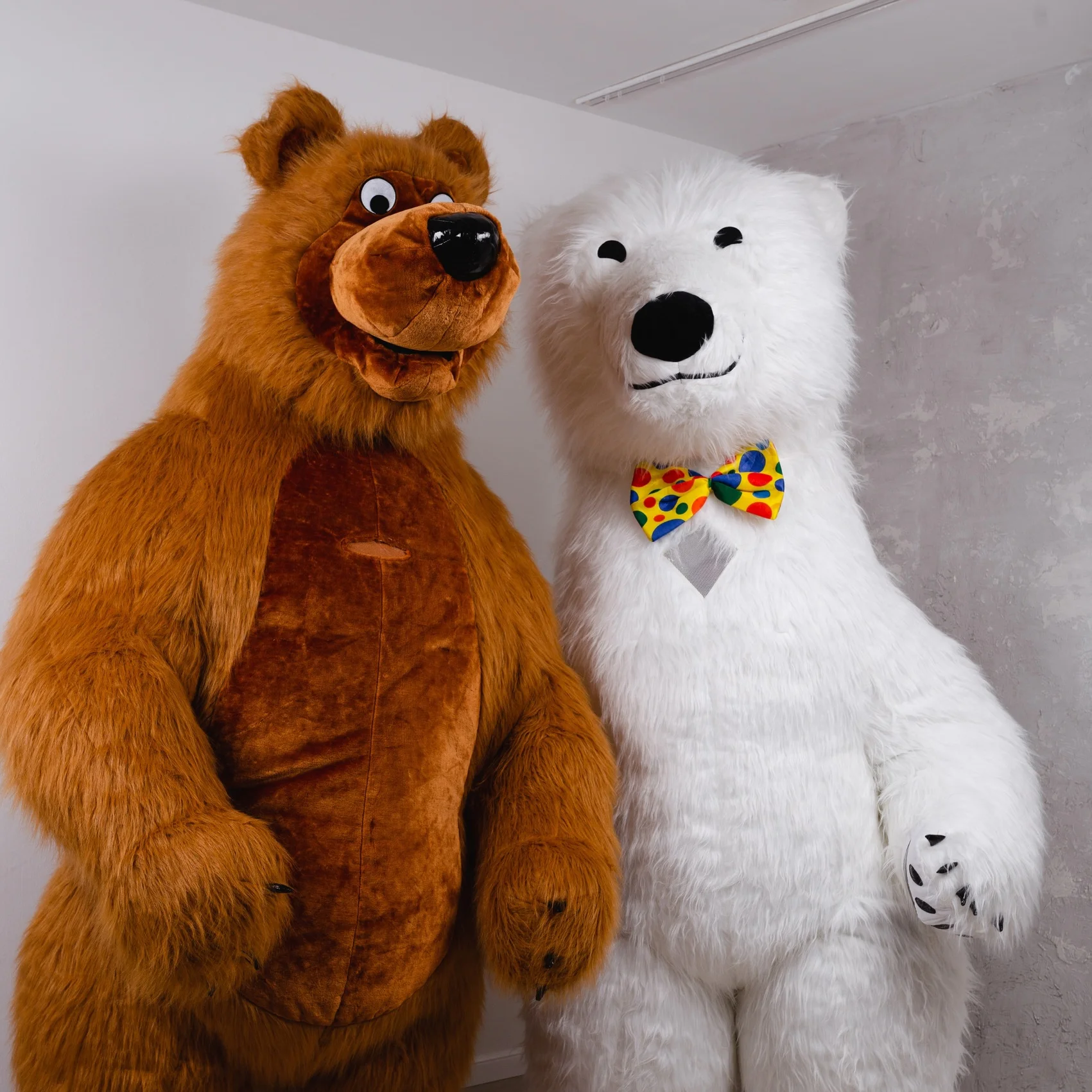 Teddy Bear Costume Orso Mascotte US Stock Inflatable Polar Bear