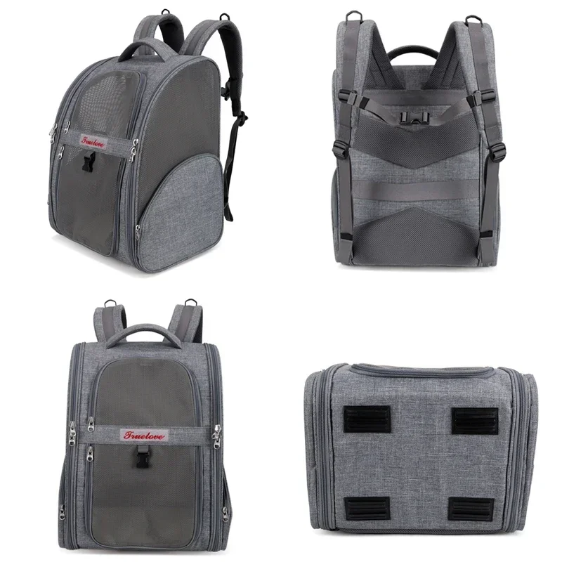 Winhyepet Pet Carriers Breathable Mesh Puppy Backpack Portable Shoulder Bag For Small Dogs Cats Packaging Carrying Pet Supplies