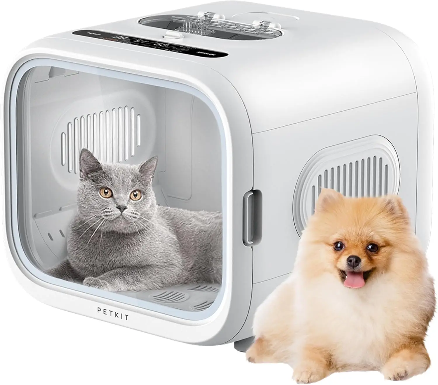 

Автоматическая сушилка для домашних животных PETKIT AIRSALON MAX, ультратихая сушилка для шерсти кошек, щенков, котят, для ухода за маленькими собаками, 60 л