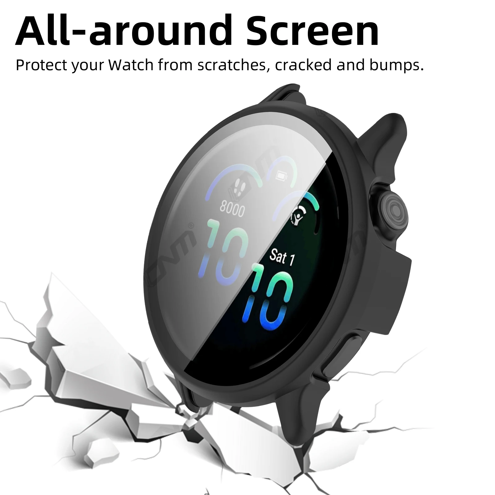 Premium Tempered Glass Screen Protector & Hard Protective Bumper