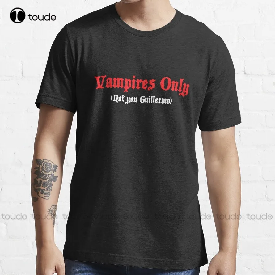 

Vampires Only. Not You Guillermo. What We Do In The Shadows Vampire Horror T-Shirt Red Shirts For Men Custom Aldult Teen Unisex