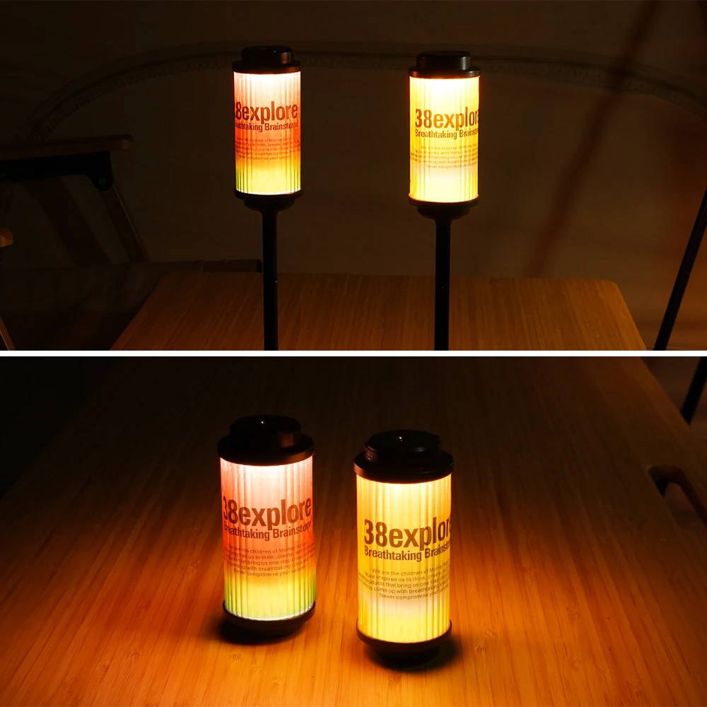 3000mAh NEW Camping Light USB Charging Outdoor LED Camp Lantern with Magnetic 38 Explore 38-KT Mini LED Lighthouse Flashlight