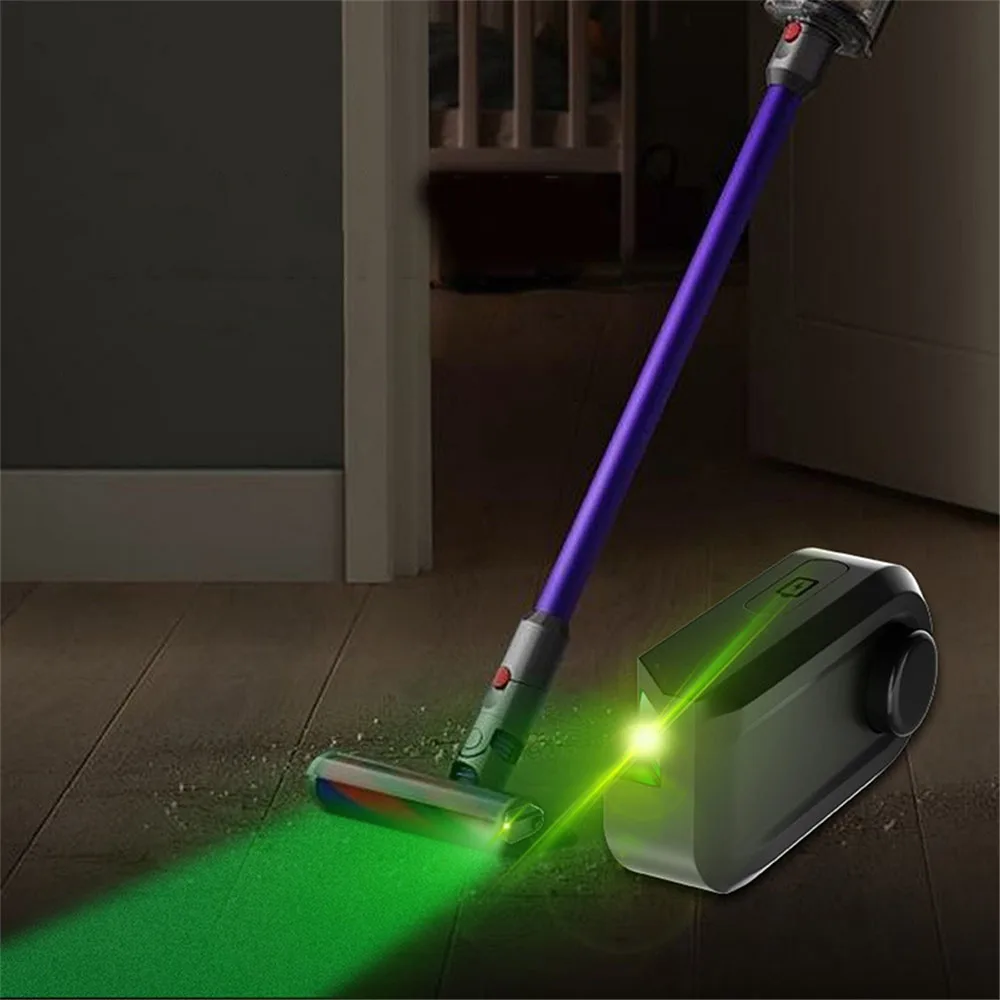 Universal Vacuum Cleaner LED Laser Light Attachment for Pet Hair and Dust Removal