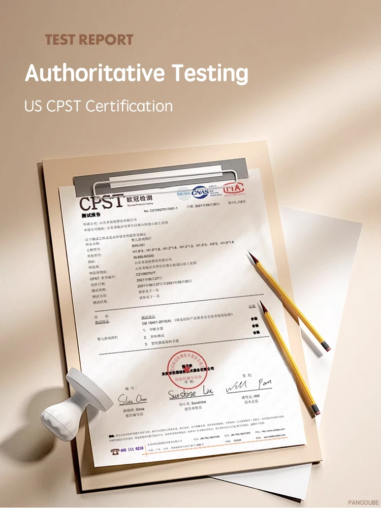 PANGDUBE Cute Panda Baby Playpen for Children Playground 0-6 Years Old Kids Safety Fence Stable Large Baby Activity Park