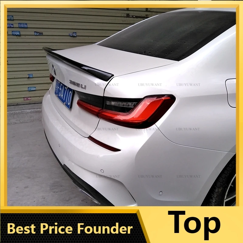 

Performance style Carbon fiber rear trunk spoiler for BMW new 3 series 320i 330i 335i 340i 2019 2020 2021 year G20 spoiler wing